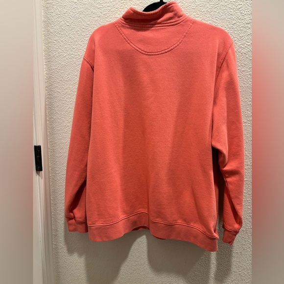 XL Pink Charles River Quarter Zip - Picture 2 of 3